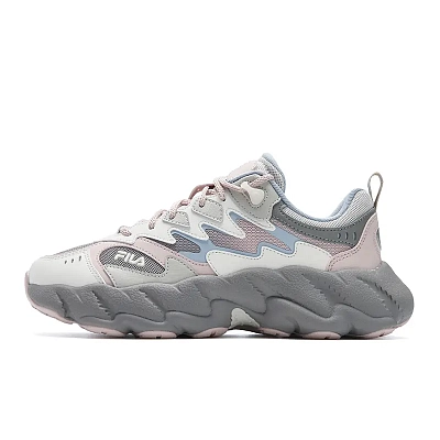 FILA FERN 2 Abrasion Resistant, Breathable, Lightweight Low top Casual Shoes Women's Pink Gray