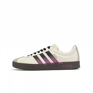 Adidas VL Court 2.0 Skateboard Shoes Unisex Low top White/Purple/Black
