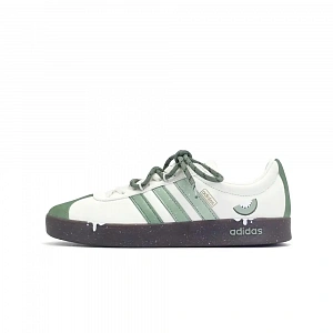 Adidas VL COURT 2.0 Abrasion Resistant Low top German Army Trainers Unisex White Green
