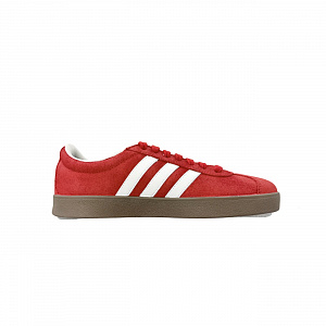 Adidas VL COURT 2.0 Ink Spot, Butterfly Love Wear resistant And Lightweight Low top Skateboard Shoes Unisex Red White 1 4155436