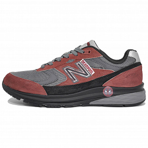 New Balance 880 Series Slip Resistant Abrasion Resistant Low top Running Shoes Men's Gray Red 1 4155461
