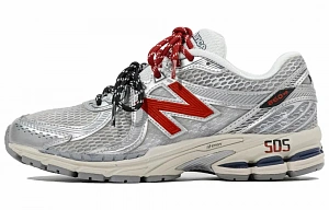 New Balance 860 Extreme Step, Red Signal Breathable Low top Casual Shoes Unisex Gray Black Red