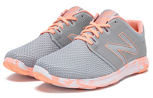 New Balance Low Top Running Shoes Women's Gray Pink 1 4155593