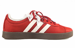 Adidas VL COURT 2.0 RISK Red Berry Cat Low top Skateboard Shoes Women's Red 1 4155667