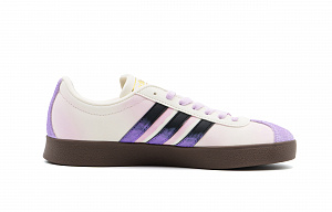 Adidas Vl Court Classic Abrasion Resistant Low Top Skateboard Shoes Unisex Violet 1 4155753