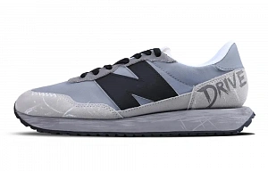 New Balance NB 237 Anti Slip Wear Resistant Low Top Running Shoes Unisex Gray