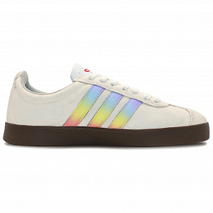 Adidas VL COURT 2.0 Dreamy Iridescent Abrasion Resistant Low top German Army Trainers Women's Dazzling Color 1 4155787