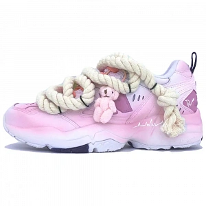 New Balance NB 608 V1 Sweet Bear Non-slip Lightweight Low-Top Training Shoes Women's White Pink