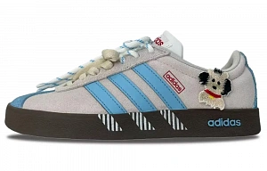 Adidas VL COURT 2.0 Cushioning, Wear Resistant Low top Skateboard Shoes Unisex Blue Gray