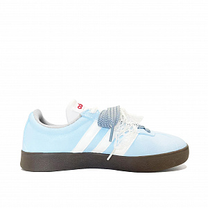 Adidas VL COURT 2.0 Blue Misty Double Bud Abrasion Resistant Low top German Army Trainers Unisex Blue White 1 4155851