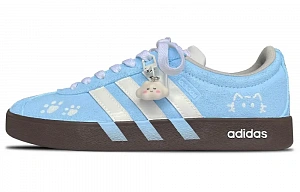 Adidas VL COURT 2.0 Low top Skateboard Shoes Unisex Sky Blue