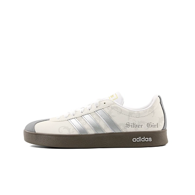Adidas Vl Court Classic Abrasion Resistant Low top Skateboard Shoes Unisex Beige