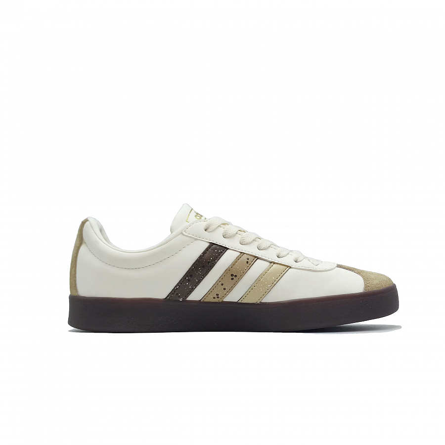 Adidas Vl Court Classic Abrasion Resistant Low top Skateboard Shoes Unisex White Brown купить в интернет-магазине Yoocart с быстрой доставкой по России.