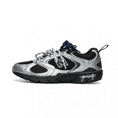 New Balance 408 Abrasion Resistant Low top Running Shoes Unisex Silver