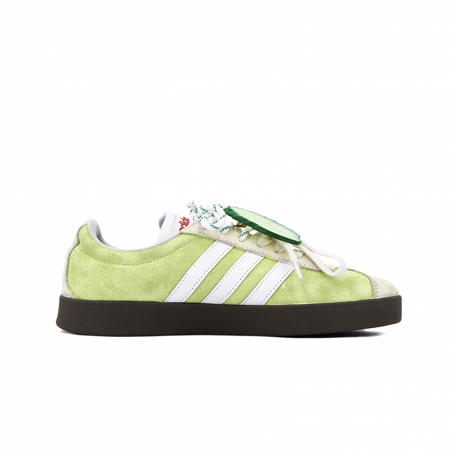 Adidas VL COURT 2.0 Cushioning, Wear Resistant Low top Skateboard Shoes Unisex White Green купить в интернет-магазине Yoocart с быстрой доставкой по России.