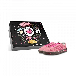 Adidas VL COURT 2.0 Abrasion Resistant Low top Skateboard Shoes Unisex Pink