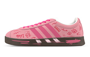 Adidas VL COURT 2.0 Abrasion Resistant Low top Skateboard Shoes Unisex Pink 1 4156702