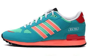 Adidas Originals ZX 750 Low Top Casual Shoes Women's Emerald Green