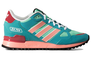 Adidas Originals ZX 750 Low Top Casual Shoes Women's Emerald Green 1 4156721
