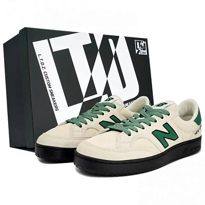 New Balance NB Pro Court LTDZ NEW L Box Impact Resistance Quick Dry Low Top Skateboard Shoes Unisex Beige Green