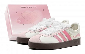 Adidas Vl Court Classic Skateboard Shoes Unisex Low top White