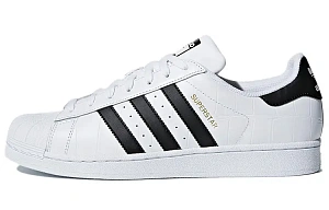 Adidas Originals Superstar Series Low Top Skateboard Shoes Men's White
