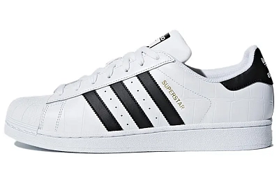 Adidas Originals Superstar Series Low Top Skateboard Shoes Men's White