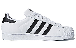 Adidas Originals Superstar Series Low Top Skateboard Shoes Men's White 1 4156796