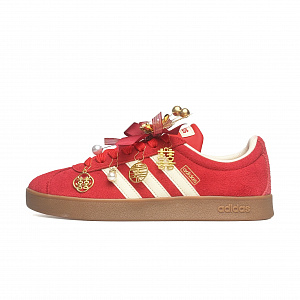Adidas Vl Court Classic WAO Abrasion Resistant Low top Skateboard Shoes Women's Red 1 4156802