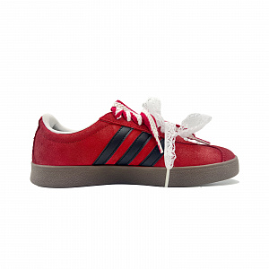 Adidas VL Court 2.0 Skateboard Shoes Unisex Low top White/Red 1 4158322