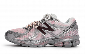 New Balance 860 811 Manufacturing, Heartbeat Wave, Special Shoe Box Low top Casual Shoes Unisex Pink Gray Silver 1 4158357