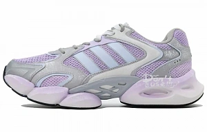 Adidas MEGASTRIDE Abrasion Resistant Low top Running Shoes Unisex Gray Blue Purple