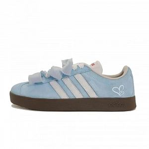 Adidas VL COURT 2.0 Wave Blossom Low top German Army Trainers Unisex Blue White