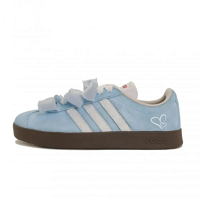 Adidas VL COURT 2.0 Wave Blossom Low top German Army Trainers Unisex Blue White