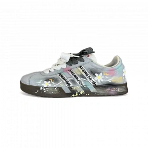 Adidas VL Court 2.0 Skateboard Shoes Unisex Low top Gray/Silver/White/Black