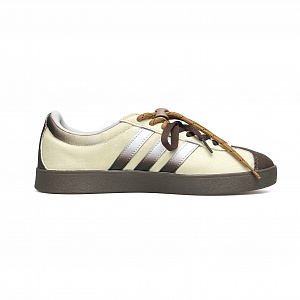 Adidas VL COURT 2.0 WAO Abrasion Resistant Low top Skateboard Shoes Unisex Yellow Brown 1 4158497