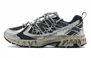 New Balance NB 410 Anti-Slip Wear-Resistant Low-Top Y2K Vintage Running Shoes Unisex Black Silver