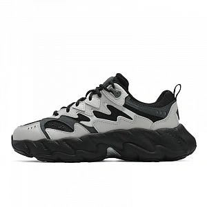 FILA Fern 2 Abrasion Resistant, Breathable, Lightweight Low top Casual Shoes Women's Black Gray