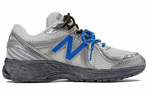 New Balance 860 Absolute Vinyl Era Breathable Low top Casual Shoes Unisex Gray Black Blue 1 4158723
