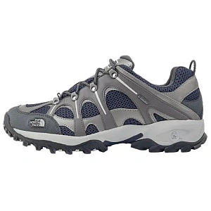 THE NORTH FACE Hedgehog Anti-Slip Wear-Resistant Waterproof Breathable Grip Low-Top Trekking Shoes Men's Dark Gray