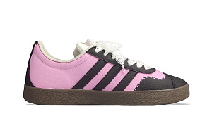 Adidas VL COURT 2.0 NiNi Abrasion Resistant Low top Skateboard Shoes Unisex Bright Pink 1 4158767