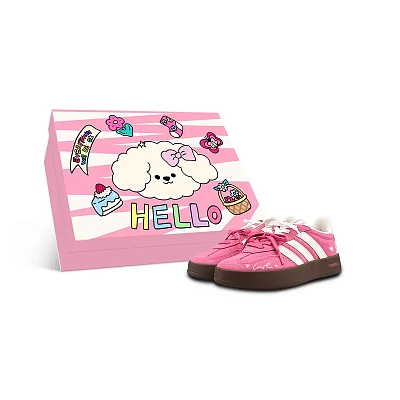 Adidas BARREDA DECODE Abrasion Resistant Low top Skateboard Shoes Unisex Pink White