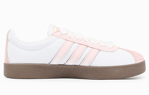 Adidas Vl Court Classic Skateboard Shoes Unisex Low top White/Pink 1 4158967