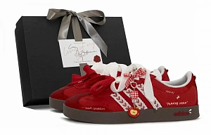 Adidas VL Court 2.0 Skateboard Shoes Unisex Low top Red