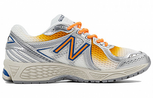 New Balance 860 Extreme Shoes, Evangelion 06 Breathable Low top Casual Shoes Unisex Gray White Blue Orange 1 4159037