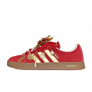 Adidas Vl Court Classic Abrasion Resistant Low top Skateboard Shoes Unisex Red 1 4159071