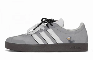 Adidas VL Court 2.0 Skateboard Shoes Unisex Low top Gray White