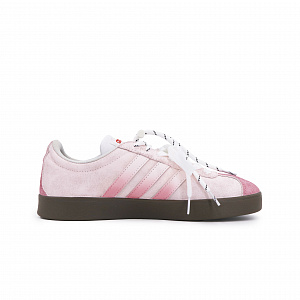 Adidas VL COURT 2.0 Abrasion Resistant Low top Skateboard Shoes Unisex Pink White 1 4159100