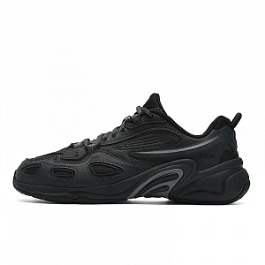 FILA Support Lightweight Low top Casual Shoes Women's Shadow Black Gray