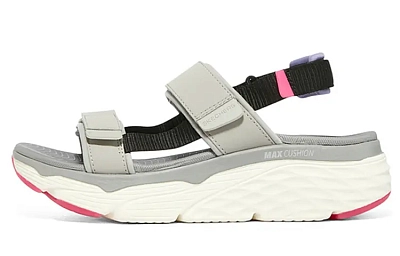 Skechers Max Cushioning 'Grey White Black Pink' Women's